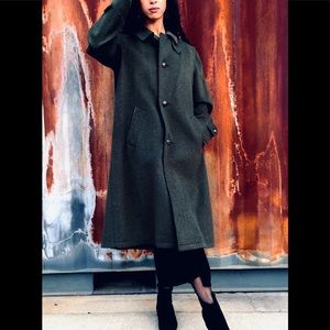 Burberry Loden Wool coat with removable wool liner
